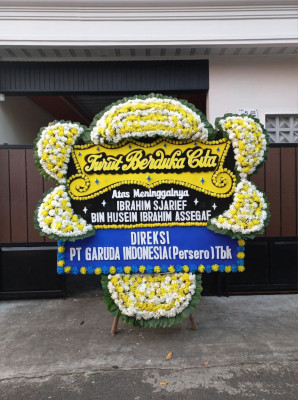 Papan Bunga Duka di Karang Harapan